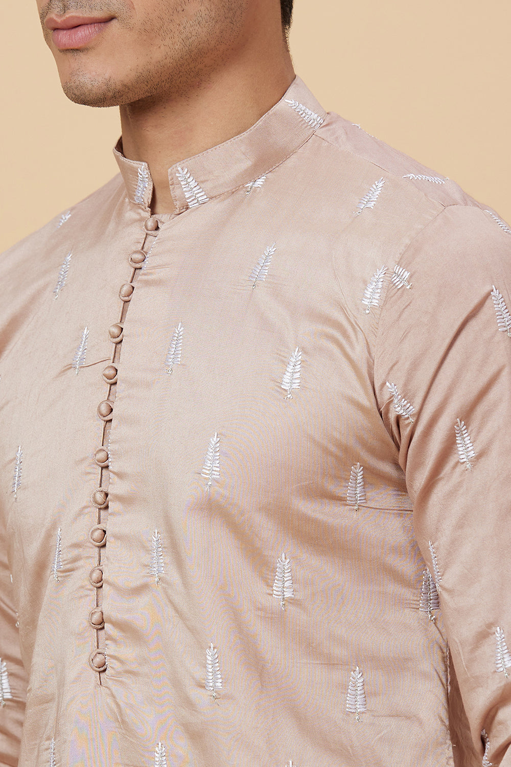 KURTA BRONZE WITH TWIG EMBROIDERY WORK