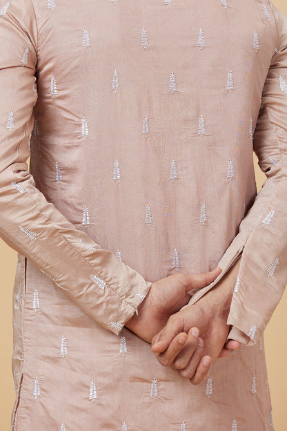 KURTA BRONZE WITH TWIG EMBROIDERY WORK