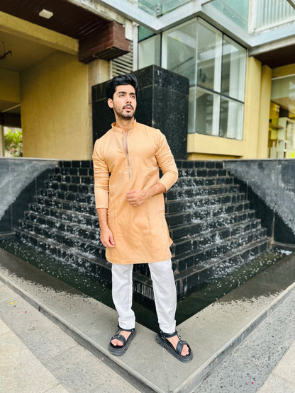 ZIP ORANGE KURTA