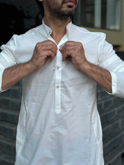 WHITE KURTA