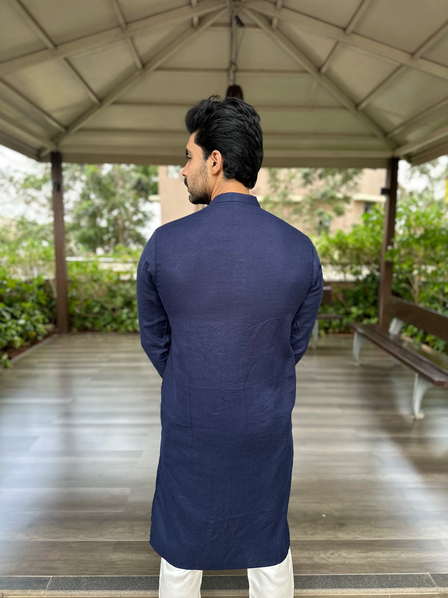 NAVY BLUE KURTA