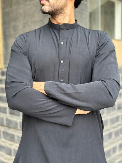 GREY KURTA