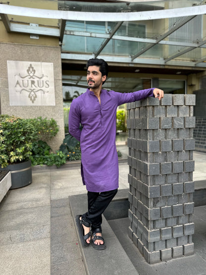 PURPLE KURTA