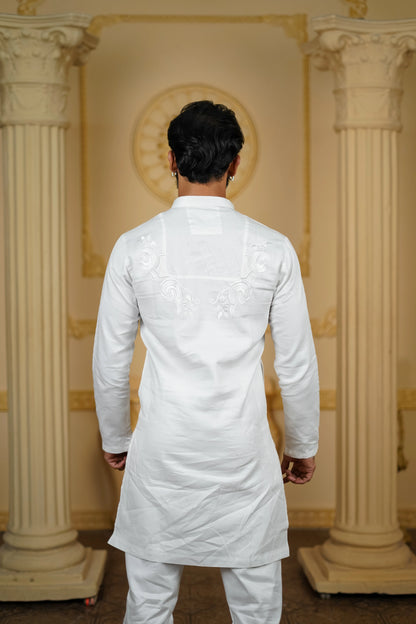 APLIQ EMBROIDERED JOINT KURTA WITH PANTS