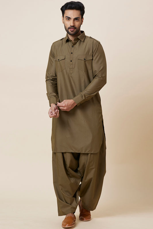 Pathani Set Military